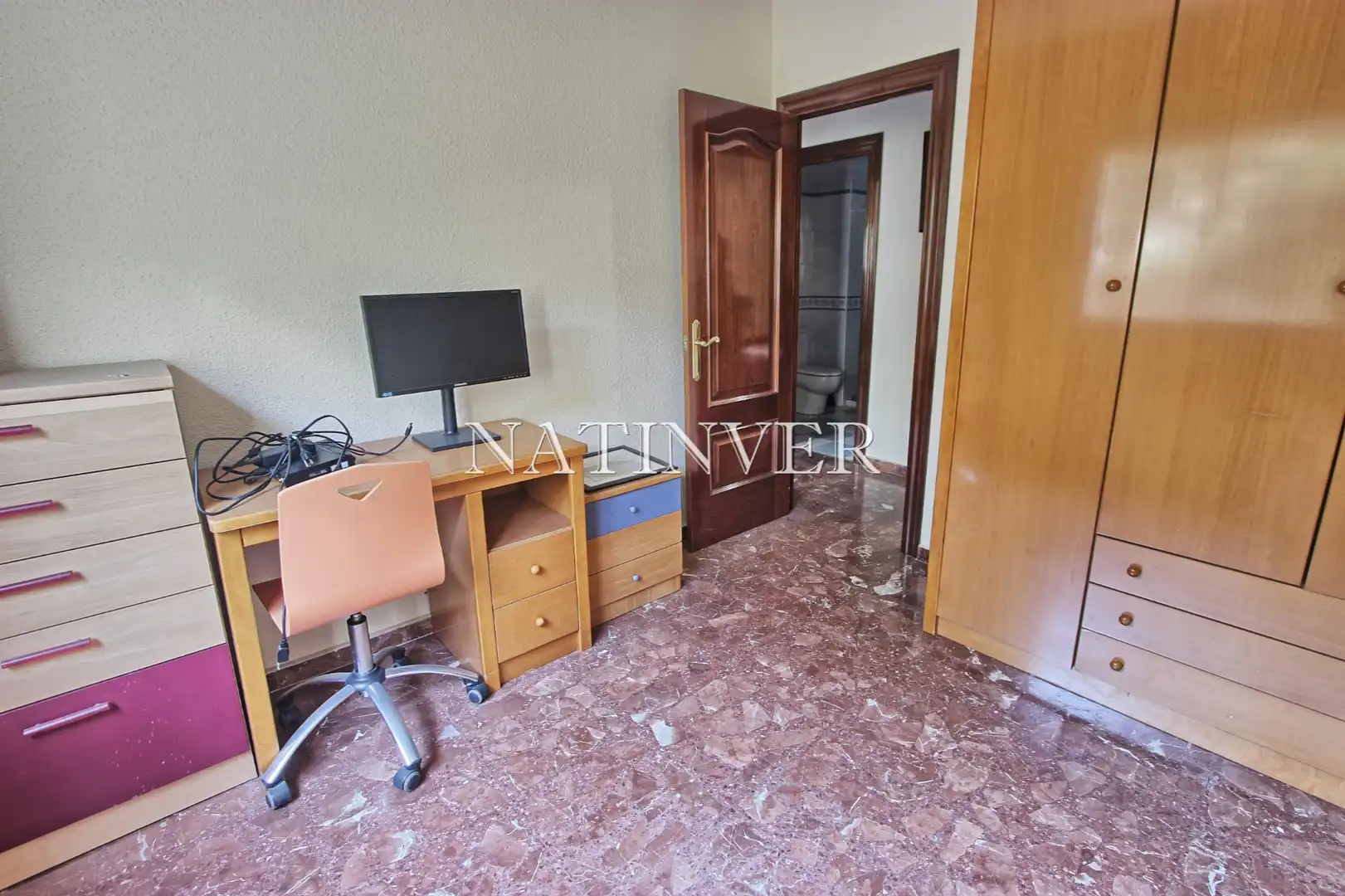 Bedroom of Flat for sale in Málaga  with Air Conditioner and Terrace