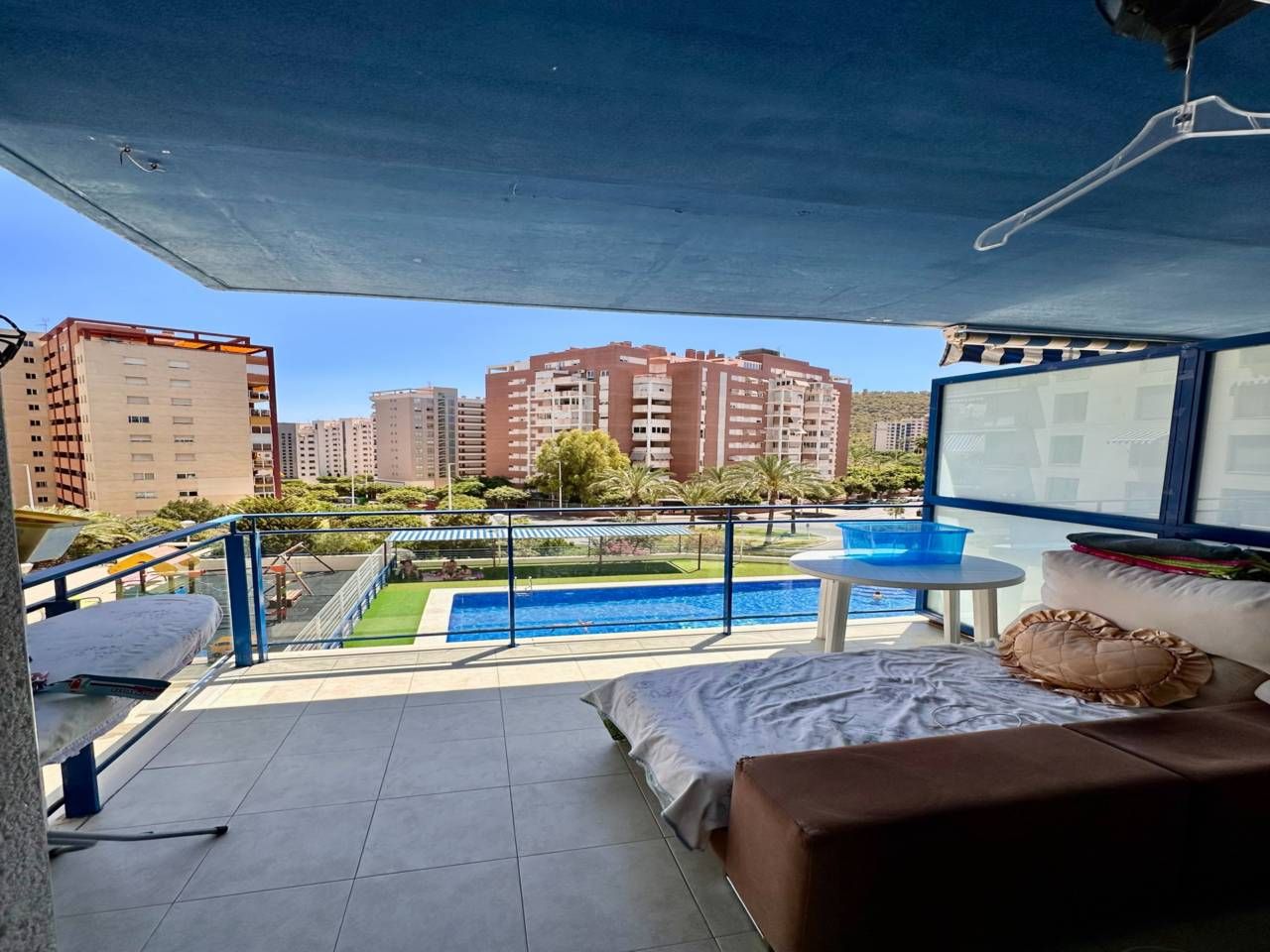 Swimming pool of Apartment for sale in Villajoyosa / La Vila Joiosa  with Private garden, Terrace and Storage room