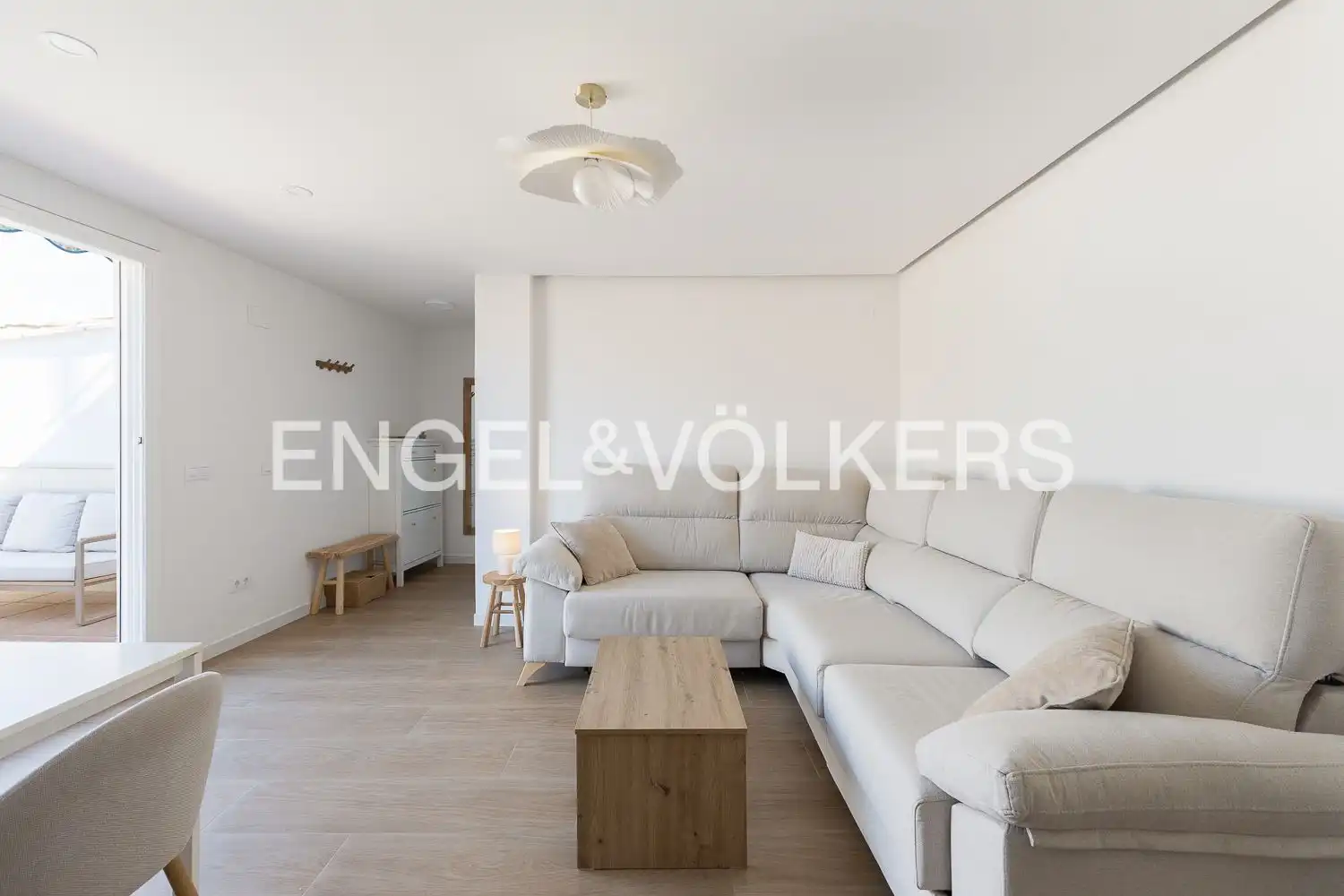 Living room of Attic for rent in El Puig de Santa Maria  with Air Conditioner, Heating and Terrace