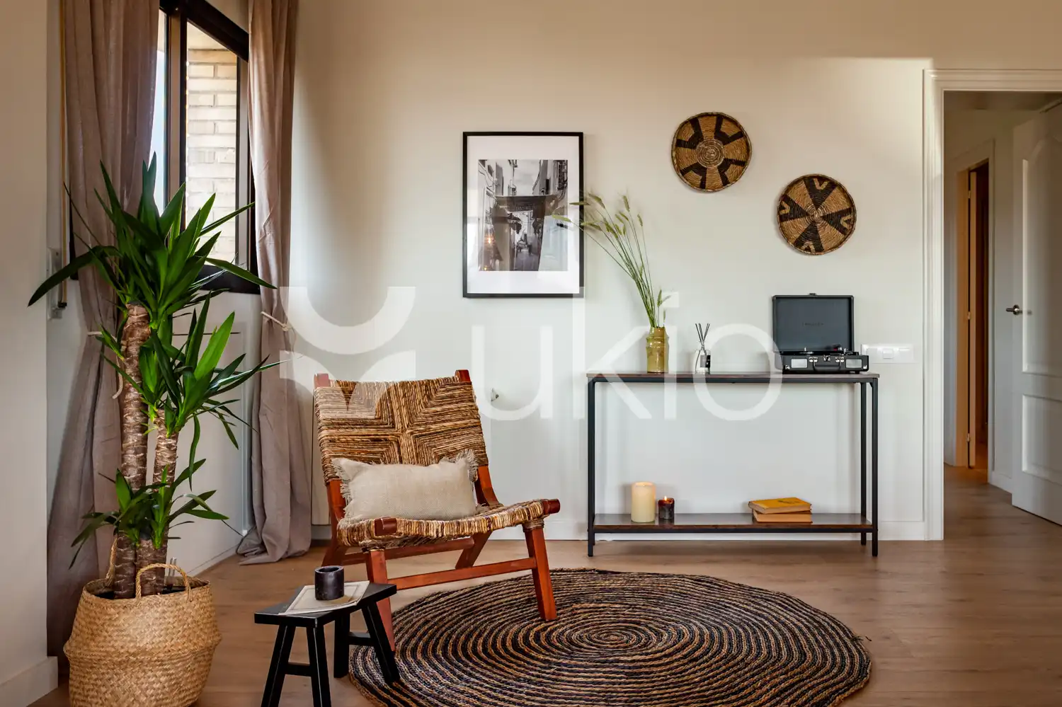Living room of Apartments for rent in Barcelona  with Air Conditioner, Heating and Terrace
