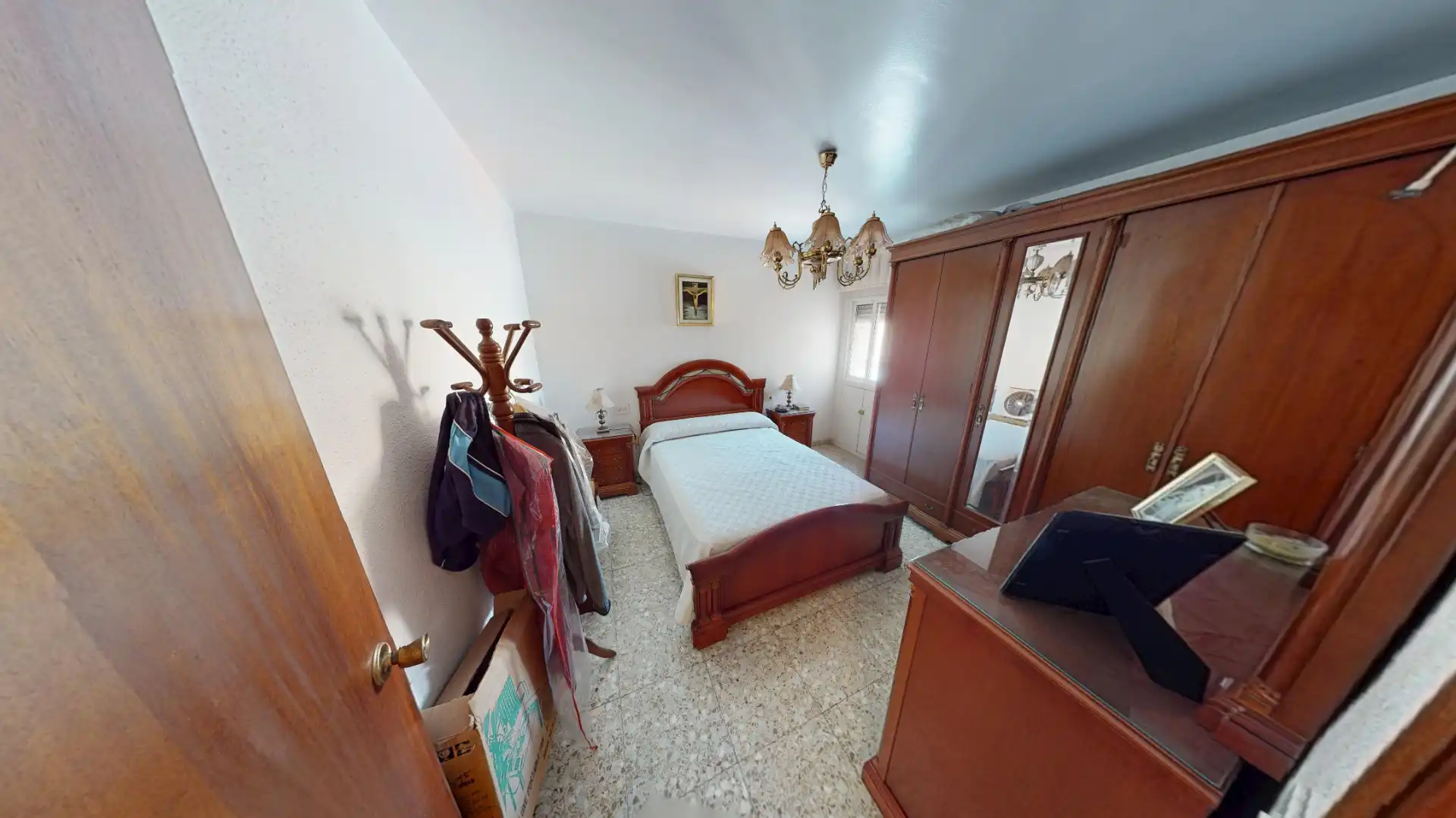 Schlafzimmer von Wohnung zum Verkauf in Alicante / Alacant mit Möbliert und Balkon