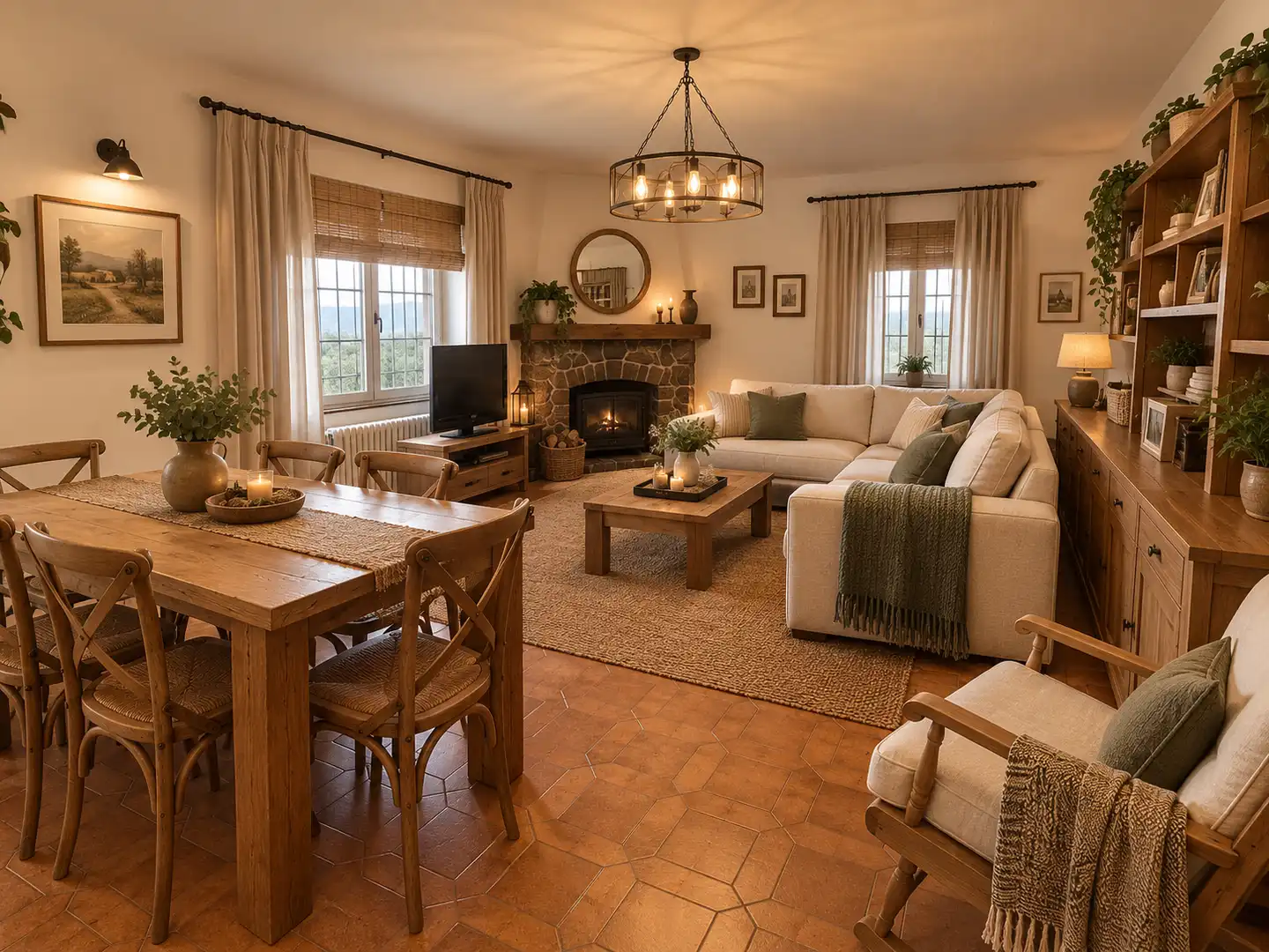 Sala de estar de Casa o chalet en venta en Berzosa del Lozoya con Jardín privado y Terraza