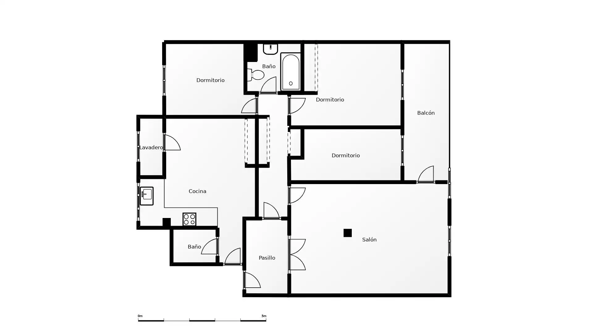 Flat for sale in Madrid  with Air Conditioner, Heating and Parquet flooring
