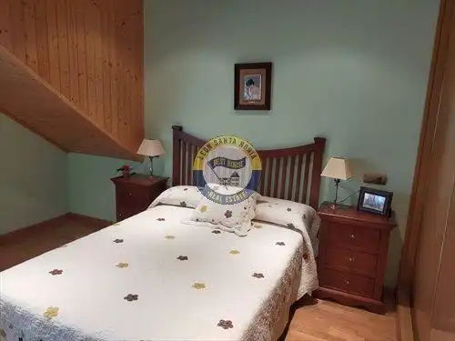 Bedroom of Houses for sale in Santovenia de la Valdoncina  with Heating, Terrace and Furnished
