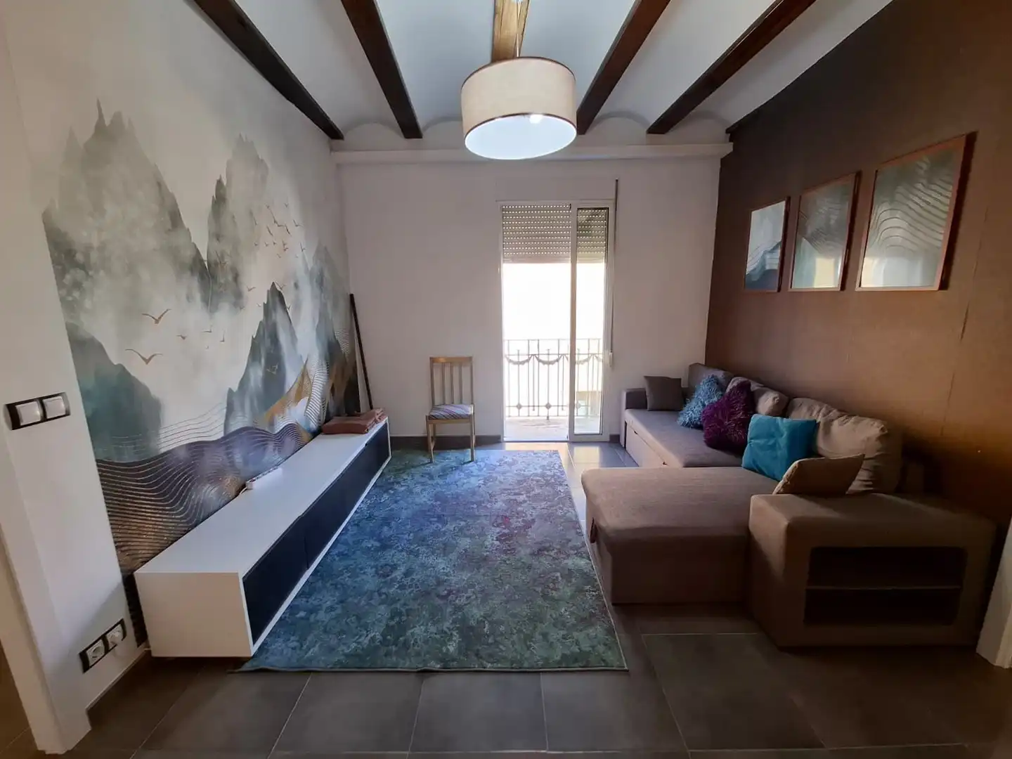 Sala de estar de Piso de alquiler en Villanueva de Castellón