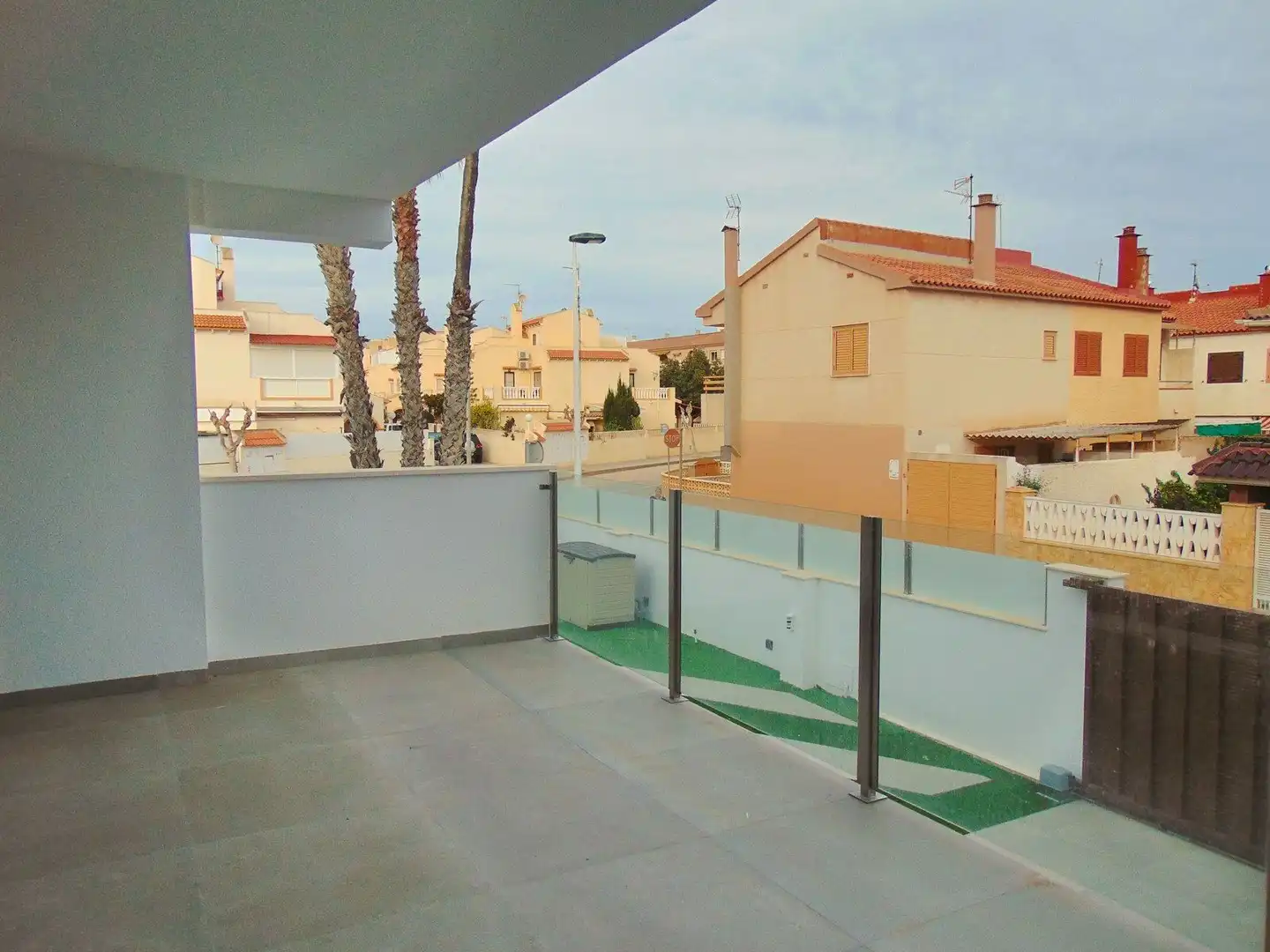 Terraza de Casa adosada en venta en San Pedro del Pinatar con Aire acondicionado, Calefacción y Jardín privado