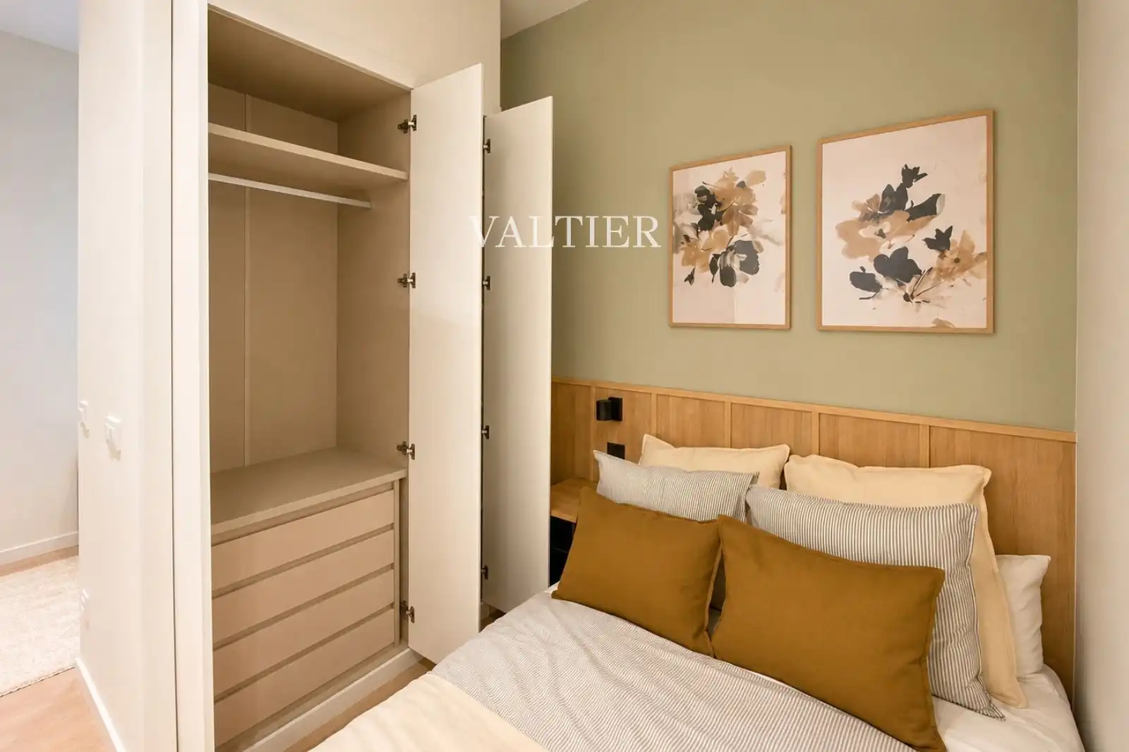 Bedroom of Flat for rent in Madrid  with Heating and Furnished