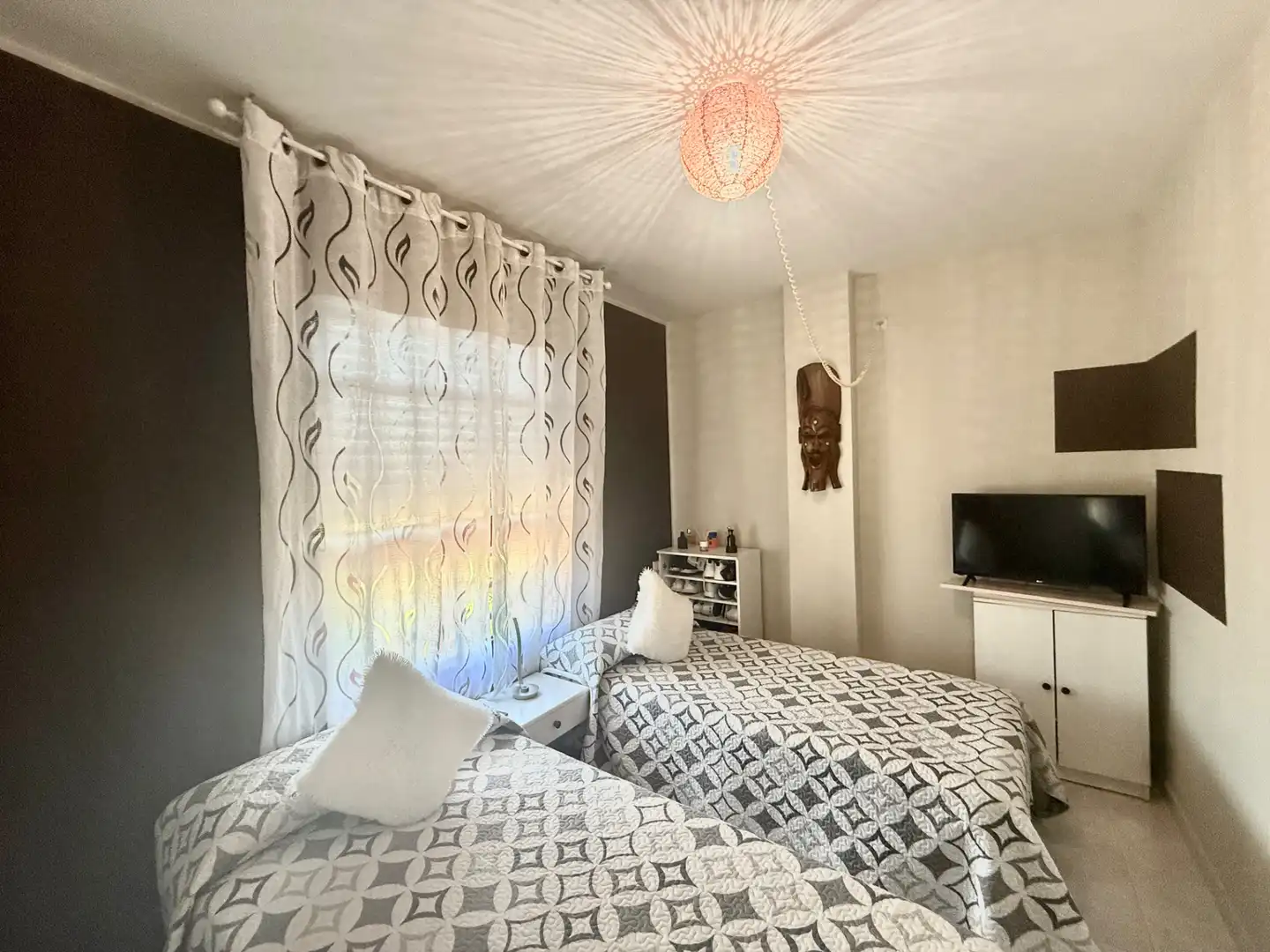 Bedroom of Flat for sale in Madrid  with Heating, Terrace and Furnished