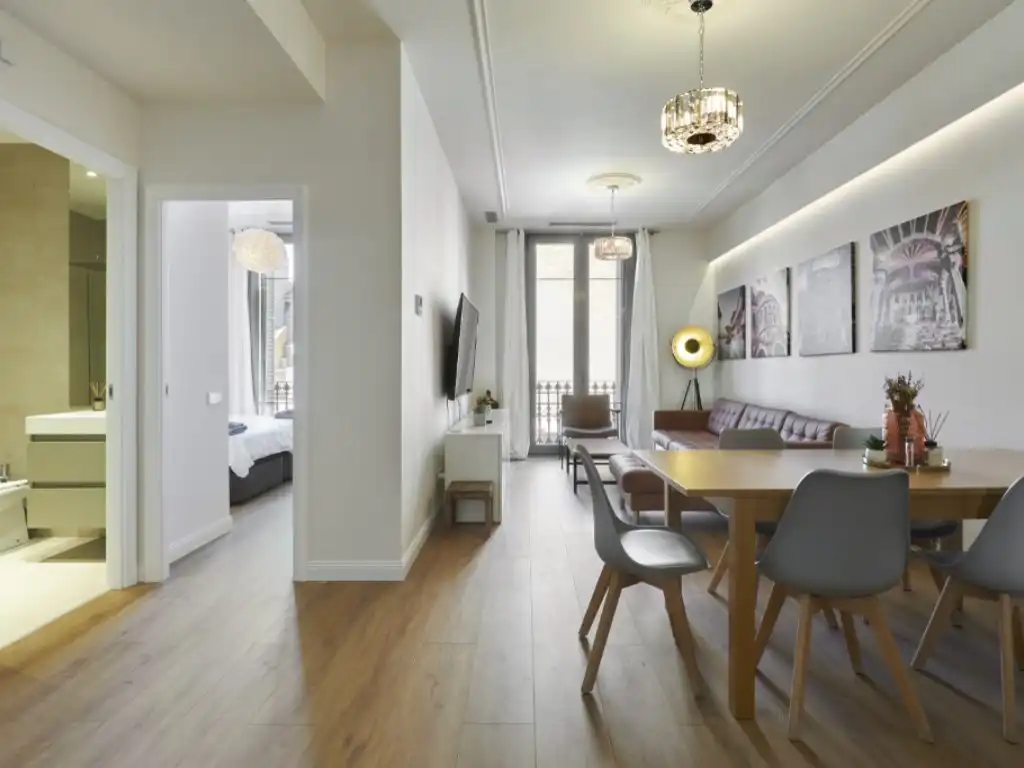Sala d'estar de Apartament en venda en Barcelona