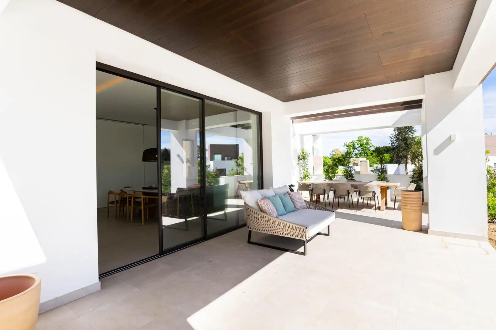 Terraza de Casa o chalet en venta en Marbella con Aire acondicionado, Jardín privado y Terraza