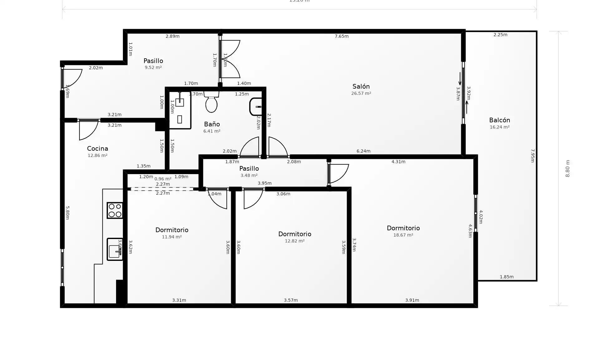 Piso en venta en Rincón de la Victoria con Aire acondicionado, Calefacción y Terraza