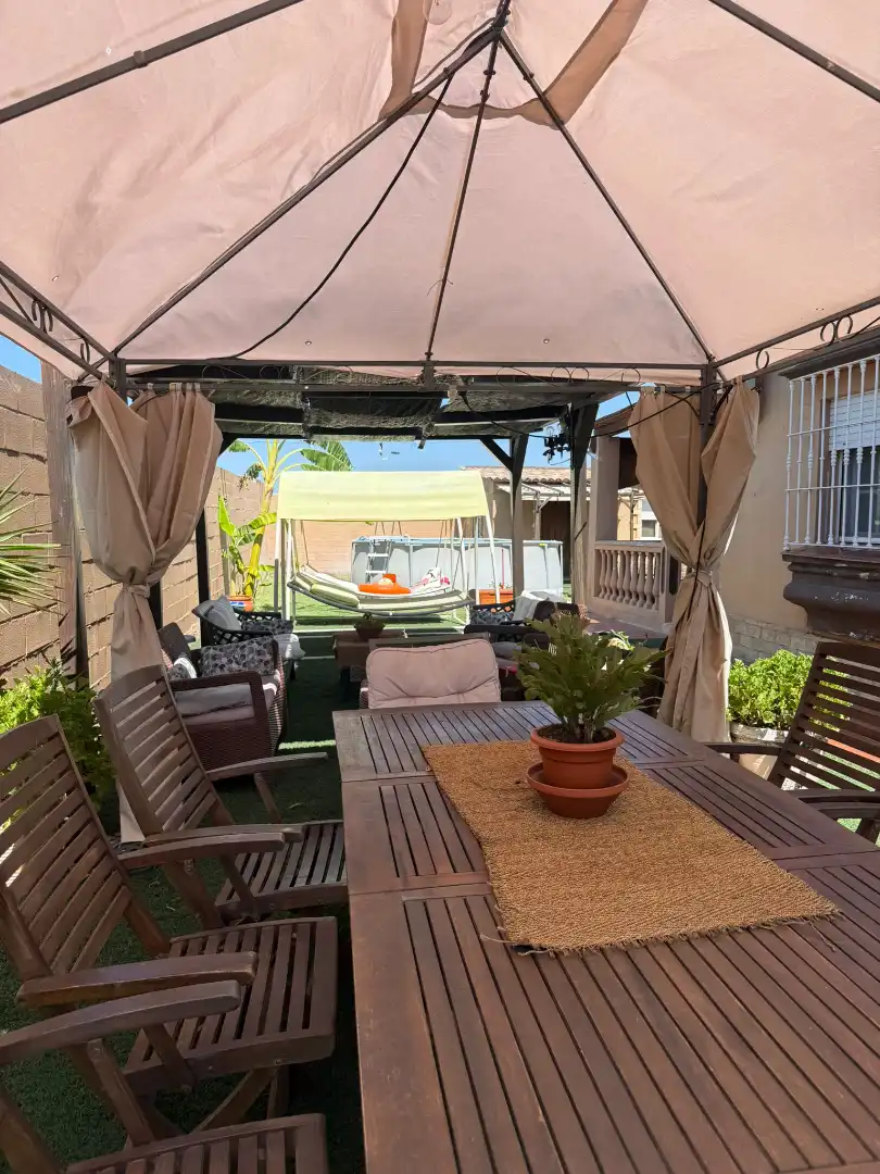 Terrace of Houses for sale in El Puerto de Santa María  with Air Conditioner, Private garden and Storage room