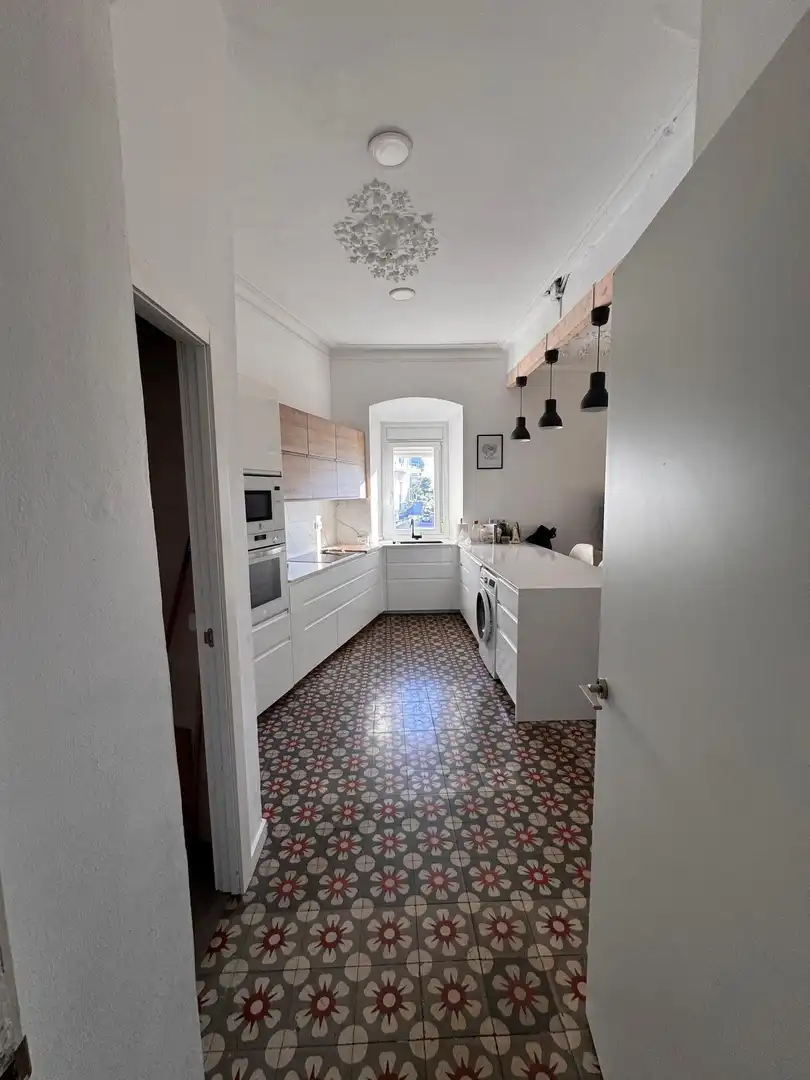 Kitchen of Flat for sale in Cubelles  with Air Conditioner and Balcony