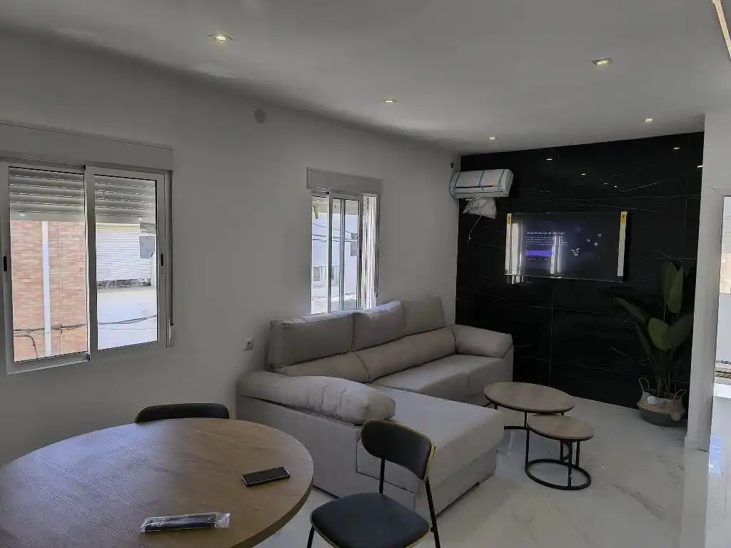 Sala de estar de Piso en venta en Ibi con Amueblado