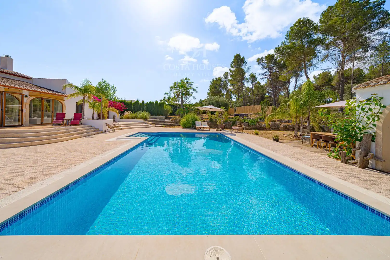 Piscina de Casa o xalet en venda en Jávea / Xàbia amb Aire condicionat, Jardí privat i Terrassa