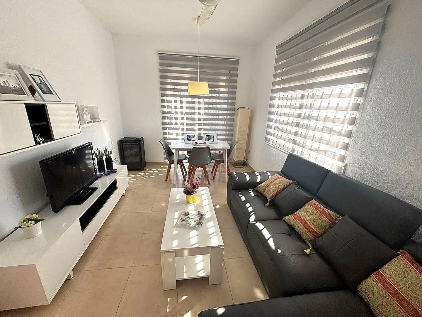 Living room of Houses for rent in Elche / Elx  with Air Conditioner, Terrace and Furnished
