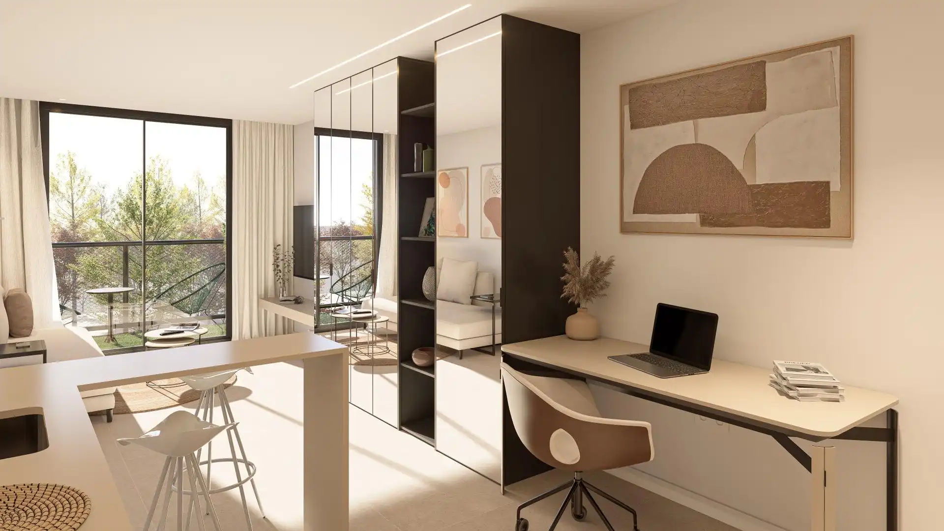 Sala de estar de Piso en venta en Murcia