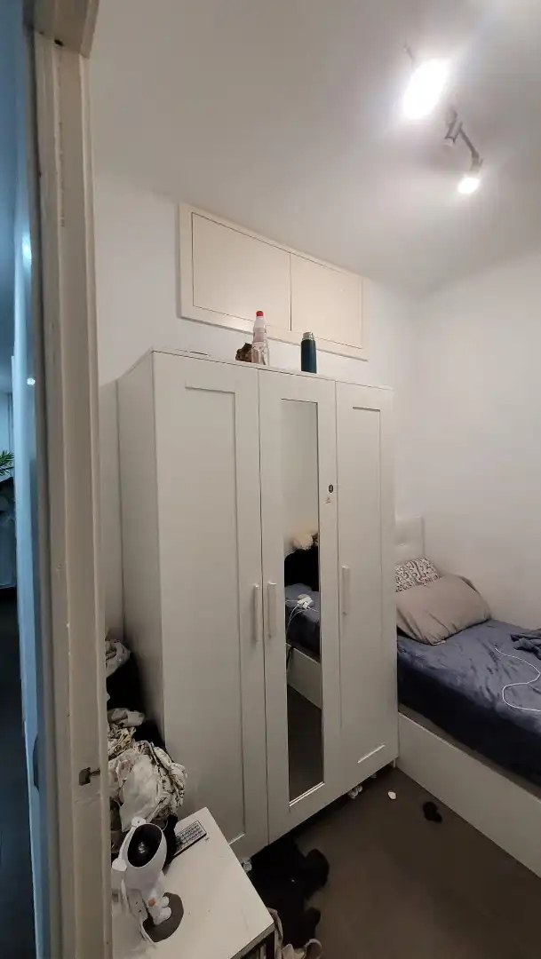 Schlafzimmer von Wohnung zum Verkauf in Barcelona mit Klimaanlage und Ofen
