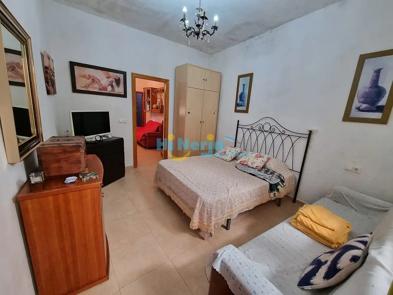 Habitación de Casa o chalet de alquiler en Nerja con Terraza, Piscina y Amueblado