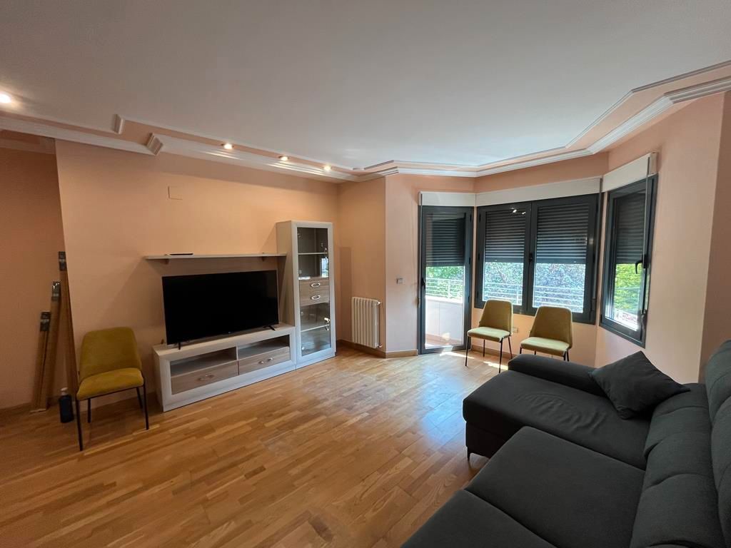 Sala d'estar de Pis de lloguer en  Albacete Capital amb Aire condicionat, Calefacció i Parquet