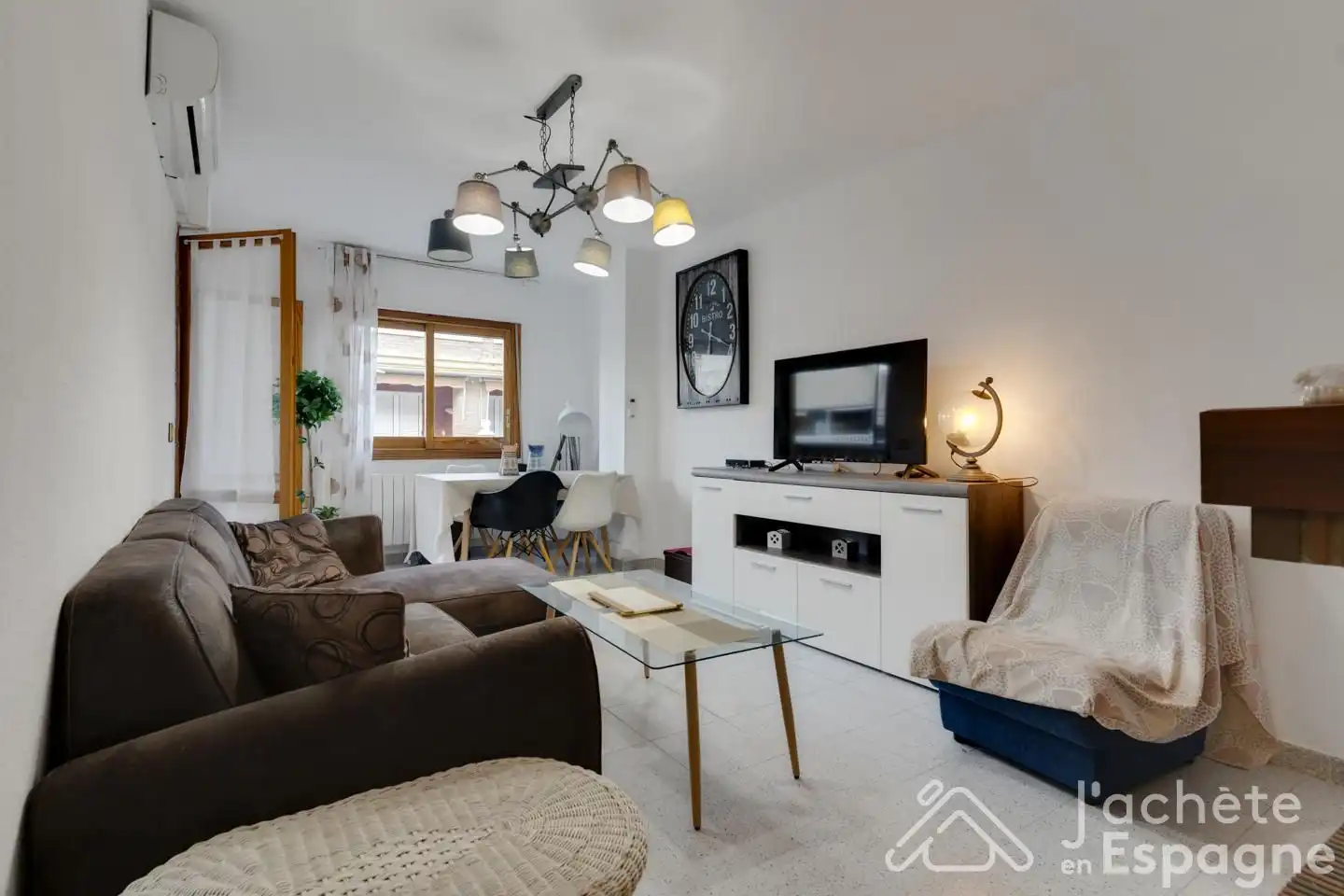 Sala de estar de Piso en venta en Moncofa con Aire acondicionado, Terraza y Amueblado