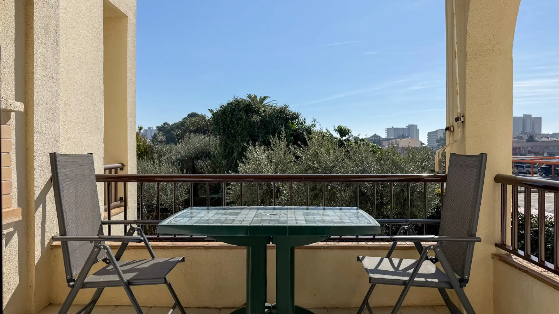 Terraza de Apartamento en venta en Calonge i Sant Antoni con Trastero y Piscina comunitaria