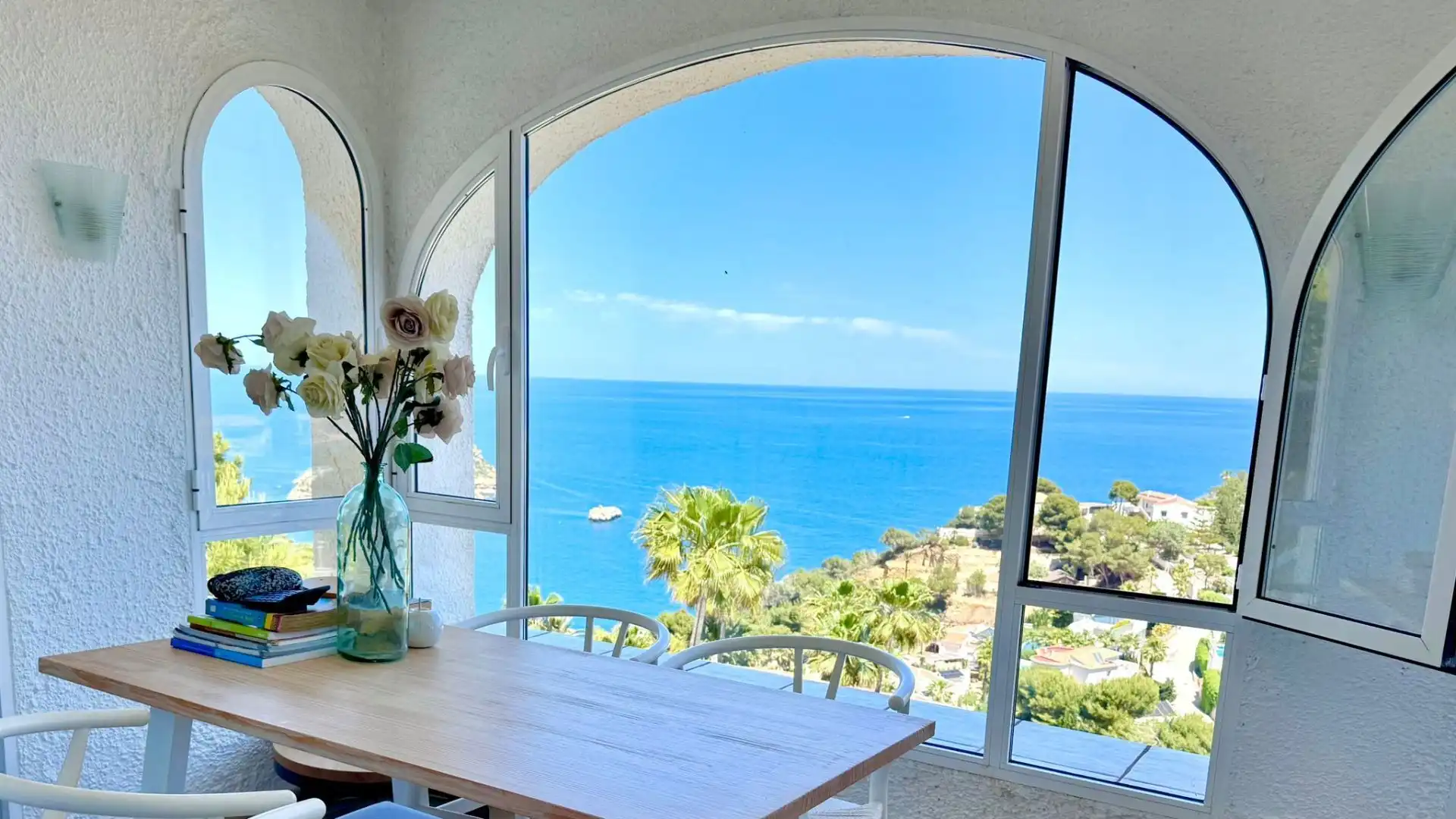 Dining room of Houses for sale in Jávea / Xàbia  with Air Conditioner, Heating and Private garden