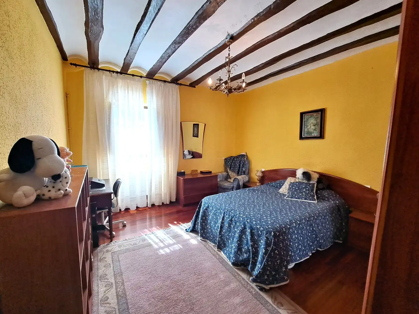 Dormitori de Casa adosada en venda en Baños de Rioja amb Calefacció, Jardí privat i Terrassa