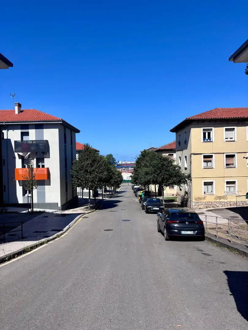 Exterior view of Flat for sale in Gijón   with Parquet flooring
