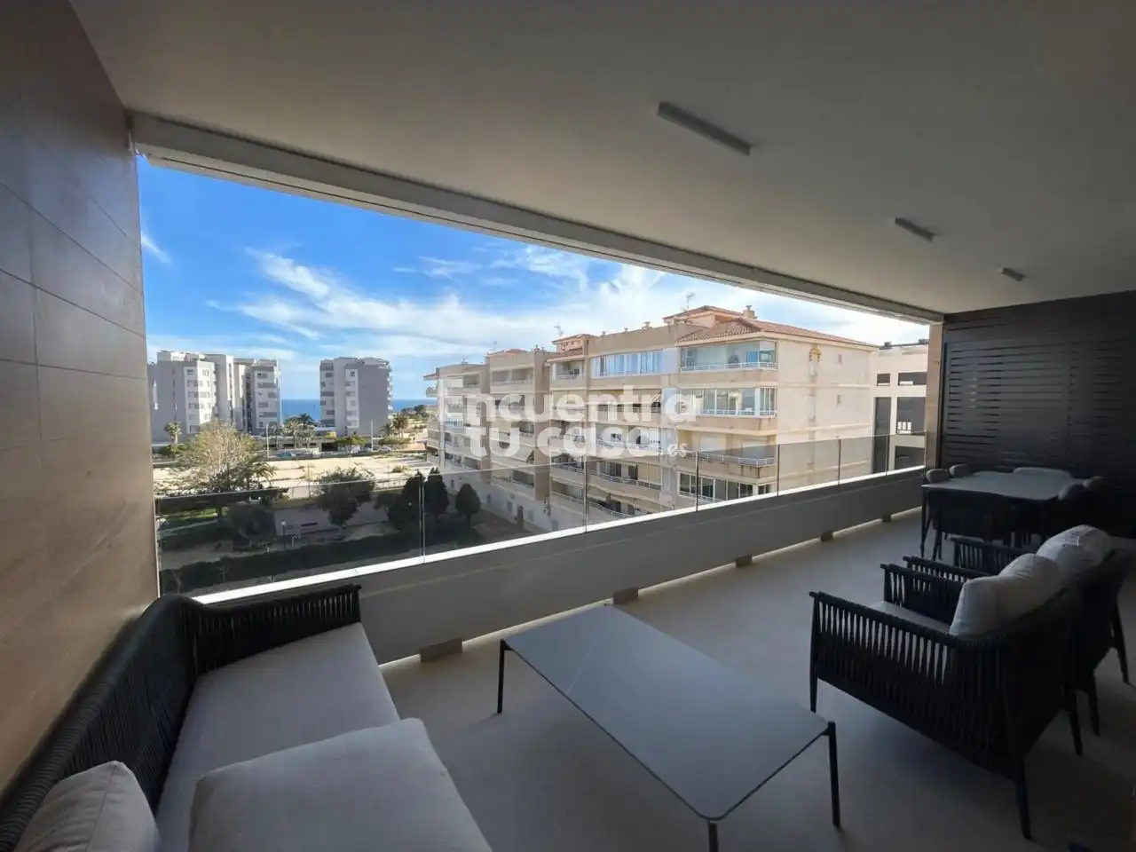 Außenansicht von Wohnungen zum Verkauf in Villajoyosa / La Vila Joiosa mit Klimaanlage, Terrasse und Abstellraum
