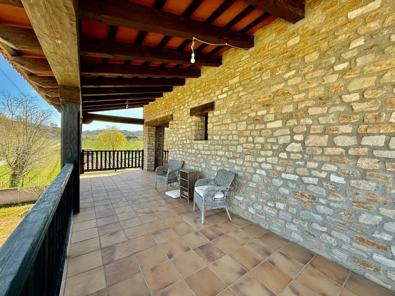 Terrassa de Casa o xalet en venda en Montornès del Vallès amb Calefacció, Jardí privat i Terrassa