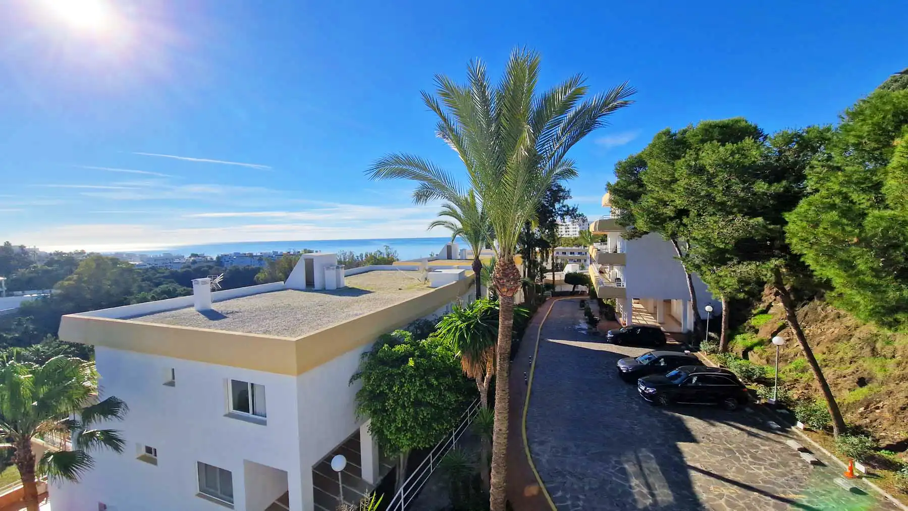 Vista exterior de Ático en venta en Benalmádena con Aire acondicionado, Calefacción y Terraza