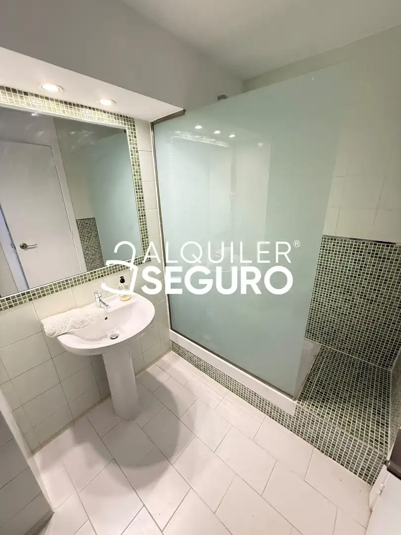 Bany de Pis de lloguer en Madrid amb Aire condicionat, Calefacció i Terrassa