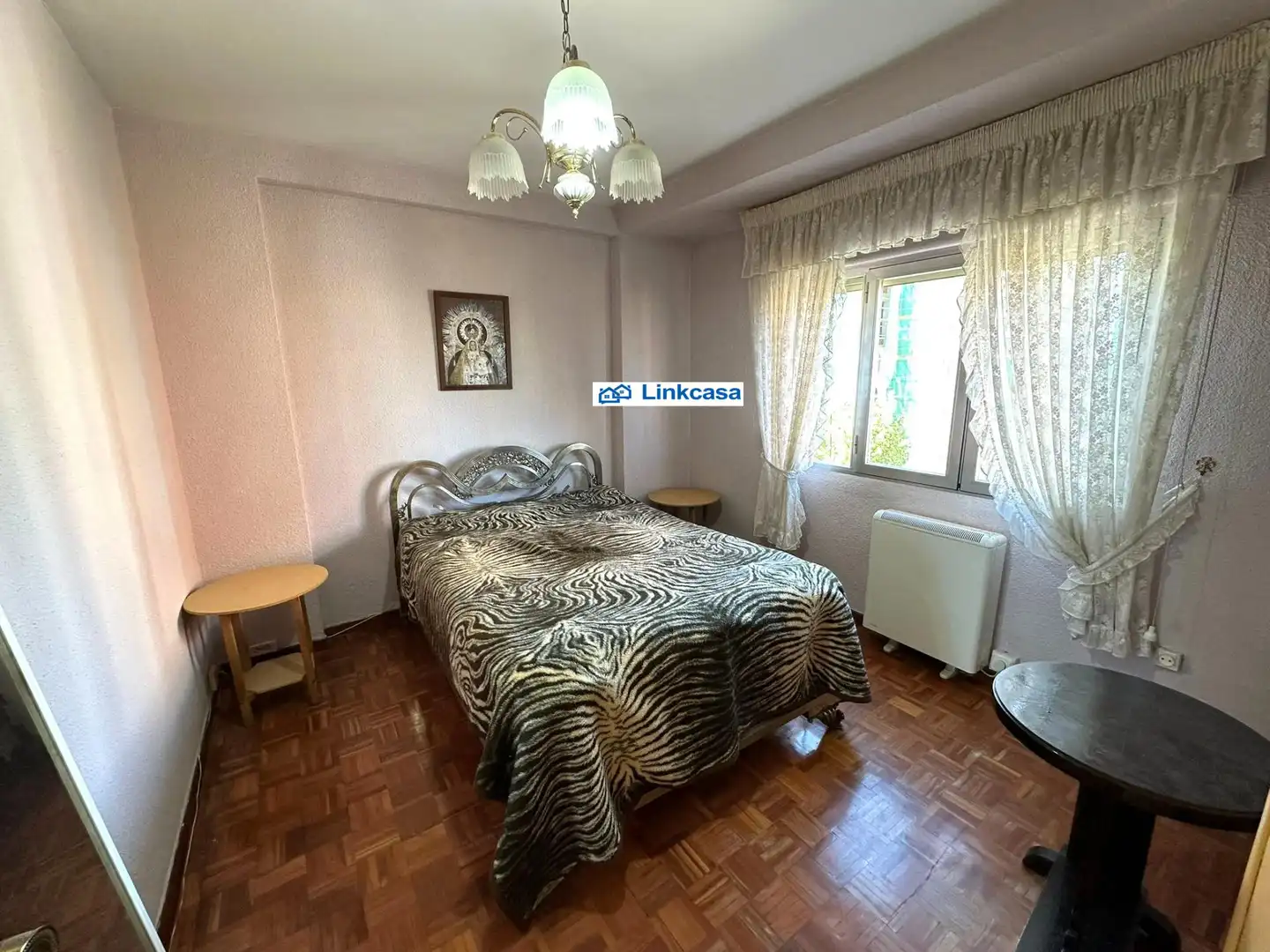 Bedroom of Flat for sale in Madrid  with Heating, Terrace and Furnished