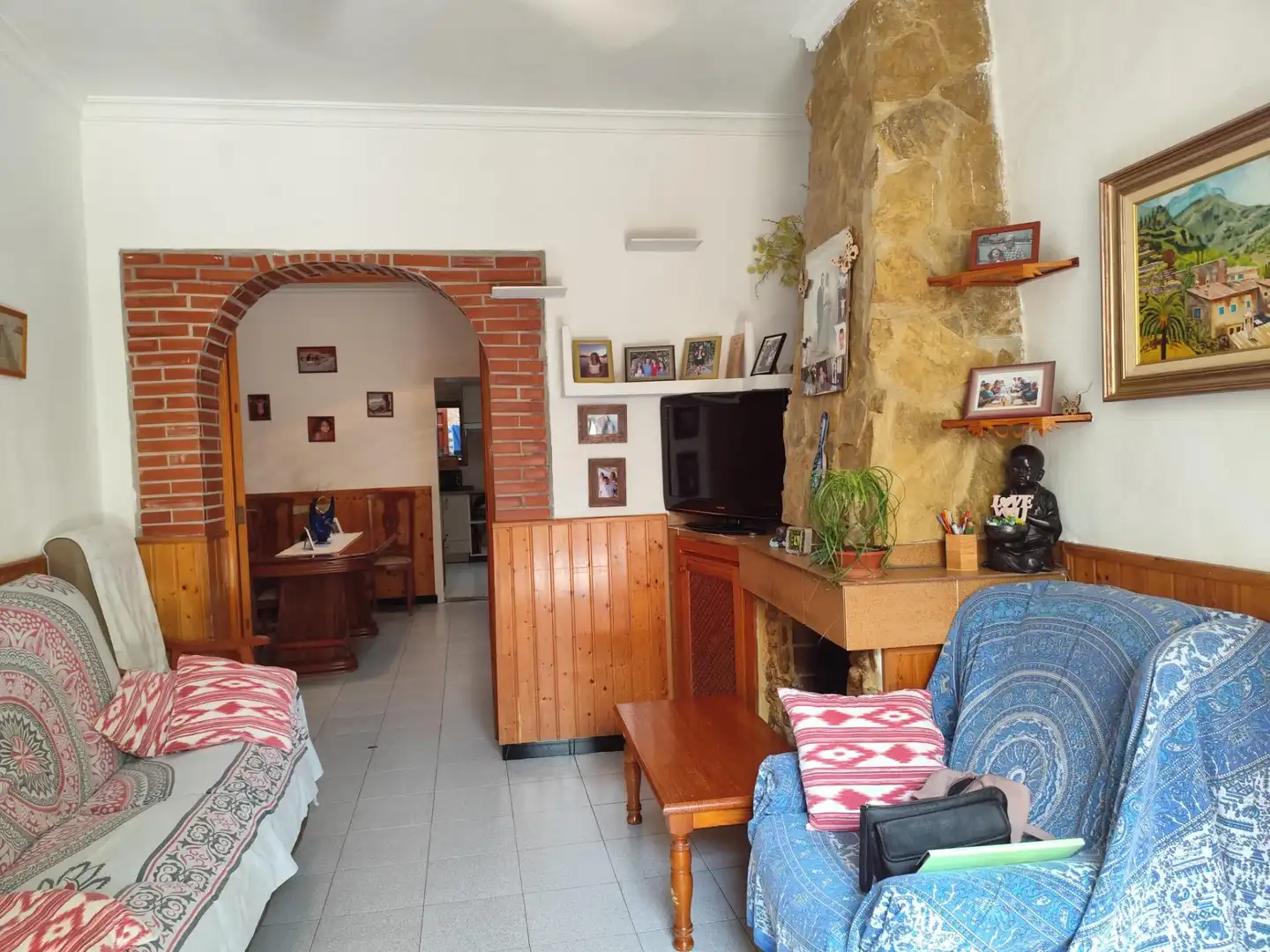 Sala d'estar de Casa o xalet en venda en  Palma de Mallorca amb Jardí privat, Terrassa i Traster