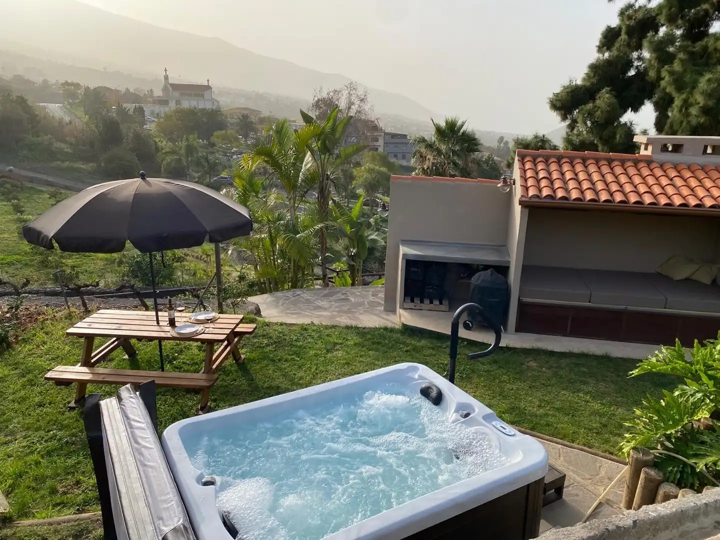 Terrasse von Country house zum Verkauf in Santa Úrsula mit Privatgarten, Terrasse und Schwimmbad