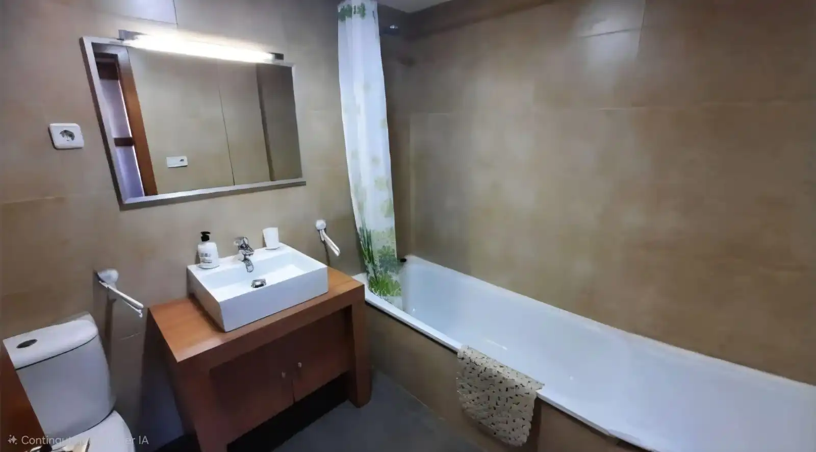 Baño de Apartamento de alquiler en Sant Jaume d'Enveja con Aire acondicionado, Amueblado y Piscina comunitaria