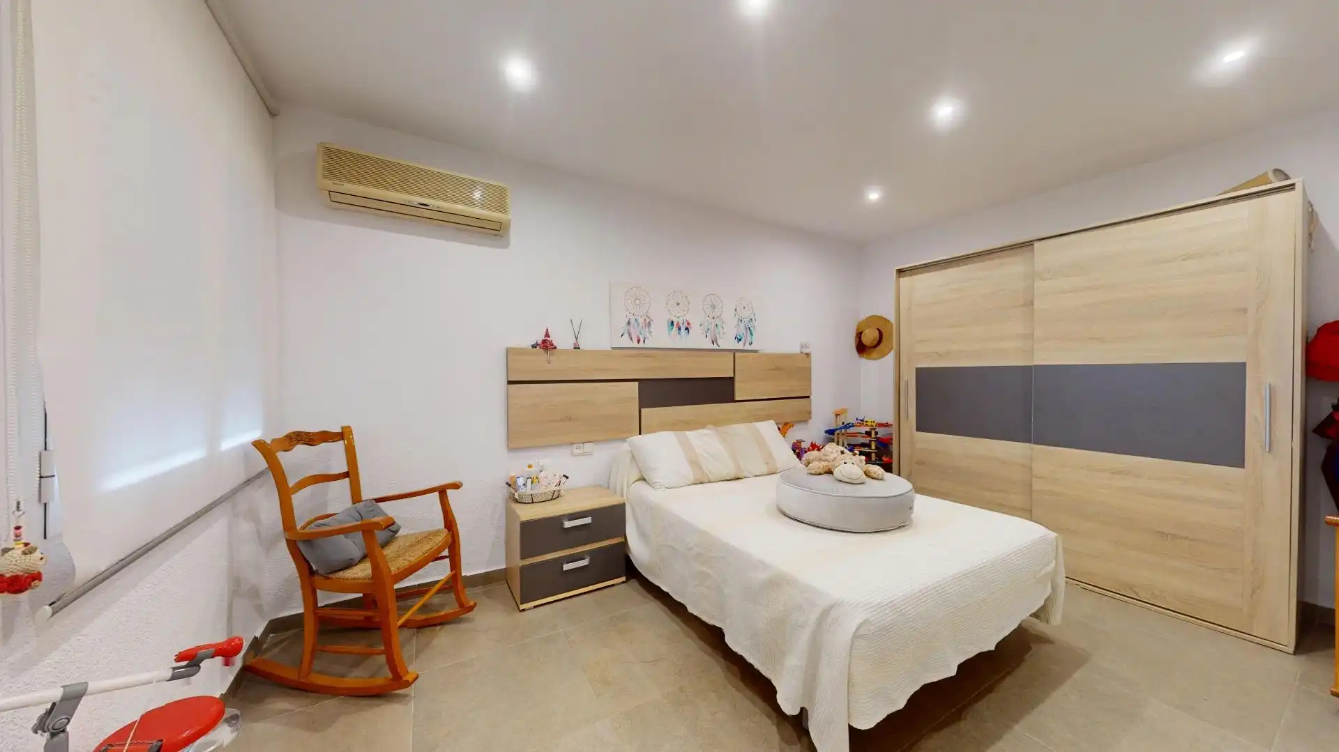 Bedroom of Houses for sale in Elche / Elx  with Air Conditioner, Private garden and Terrace