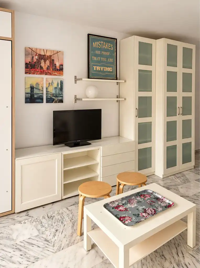 Sala de estar de Estudio de alquiler en Centro
