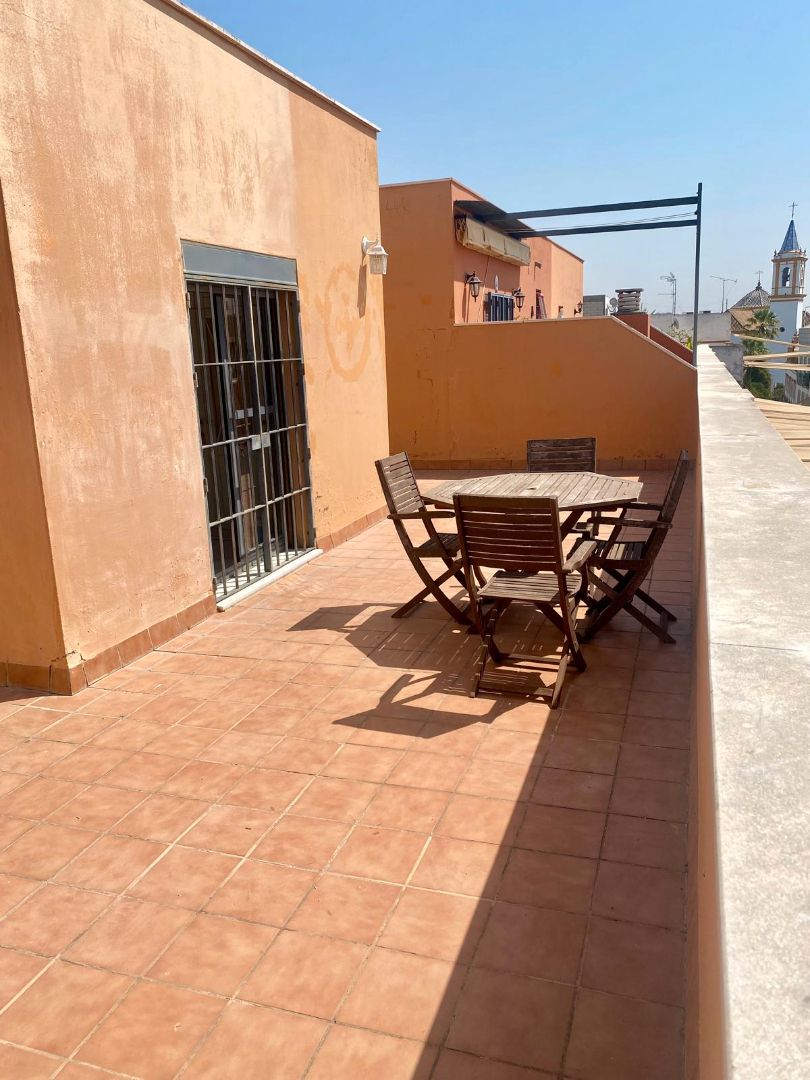Terrace of Duplex for sale in Dos Hermanas  with Air Conditioner, Heating and Private garden
