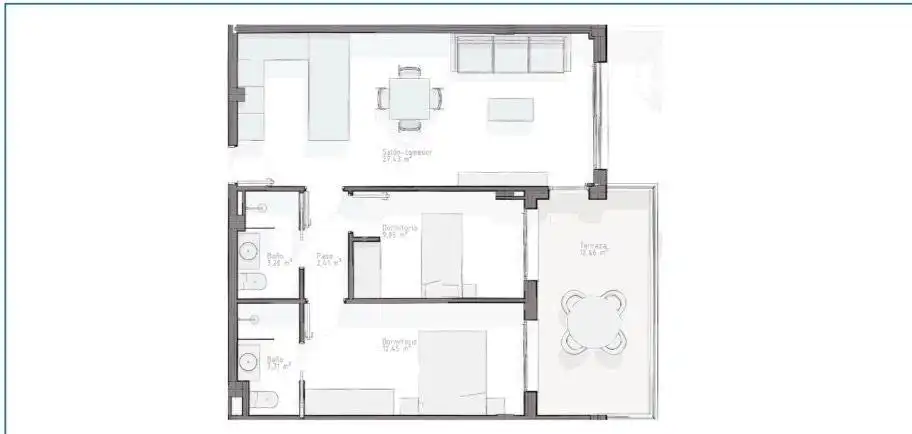 Mini appartamento con terrazza in vendita a El Hornillo, imagen 9