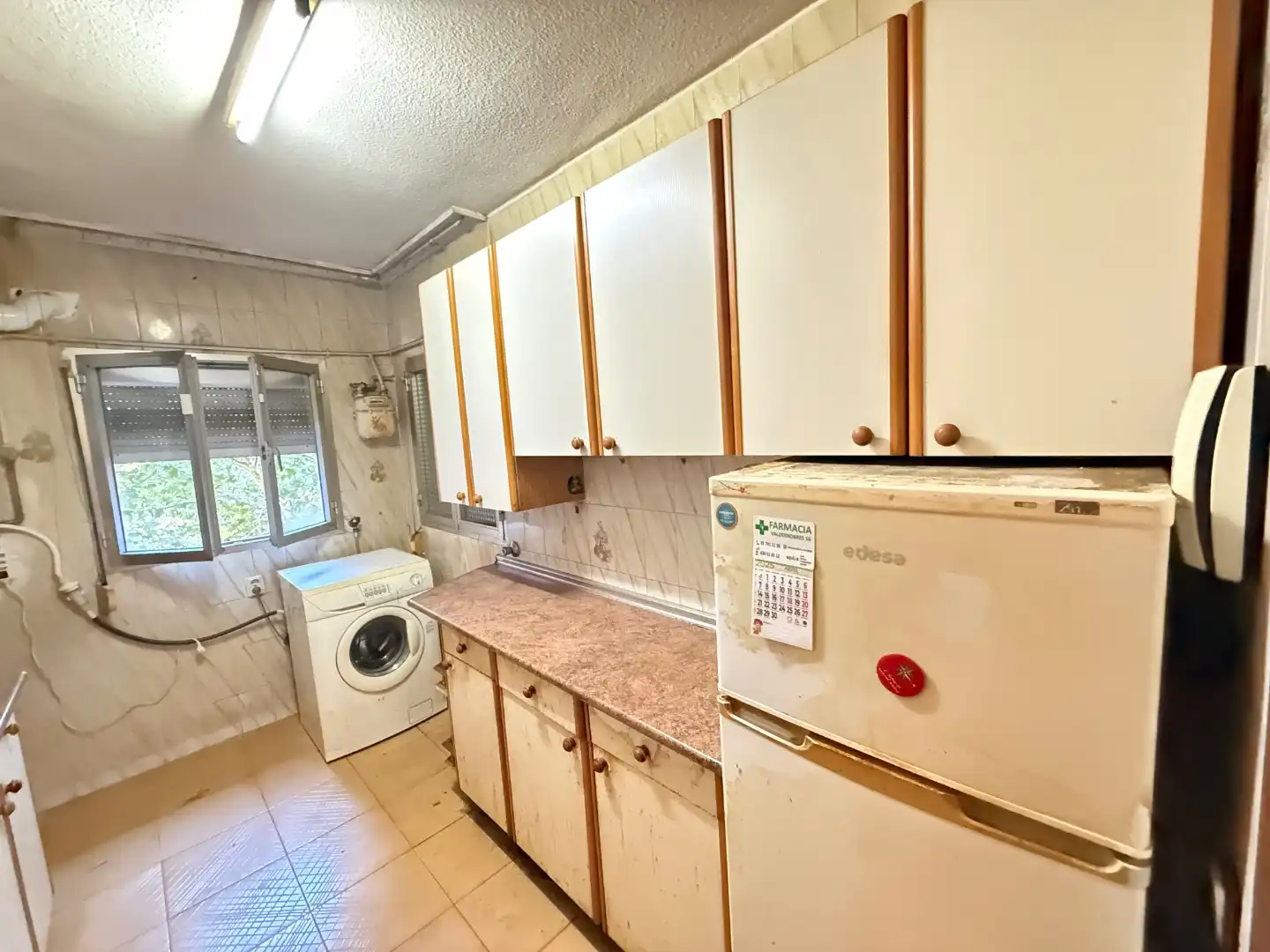 Kitchen of Flat for sale in  Madrid Capital  with Air Conditioner and Terrace