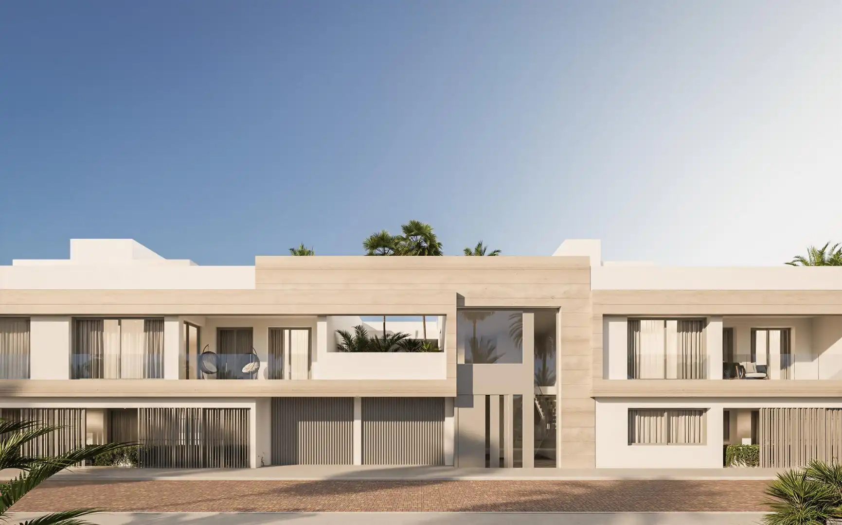 Vista exterior de Planta baja en venta en Marbella con Aire acondicionado, Calefacción y Terraza