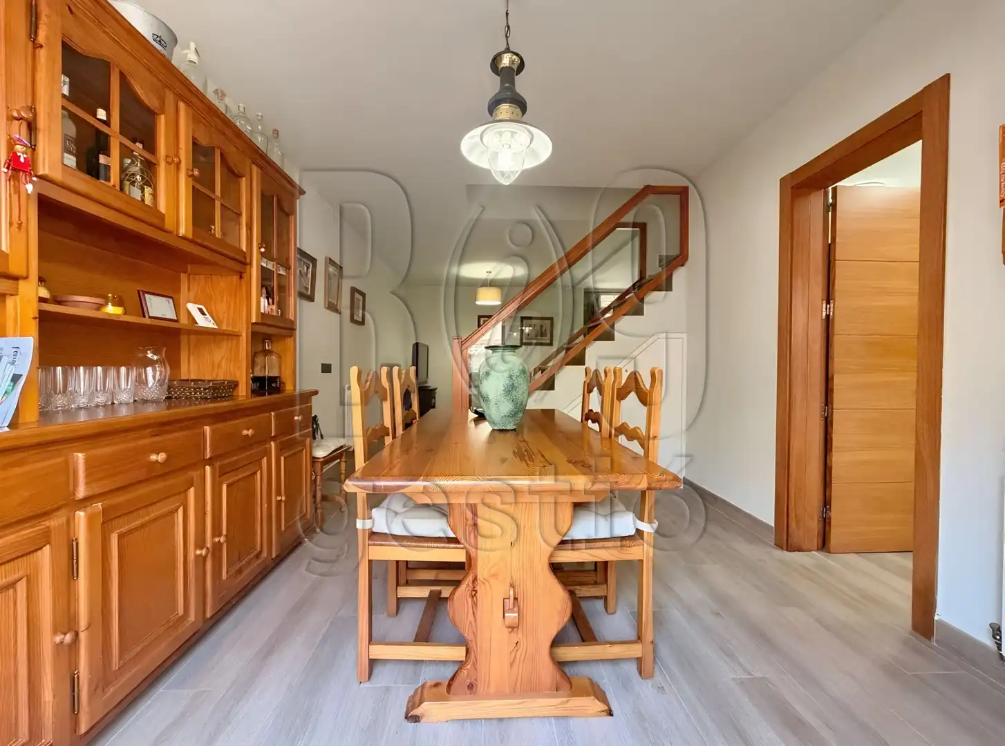 Dining room of Detached homes for sale in Els Pallaresos  with Air Conditioner, Heating and Private garden