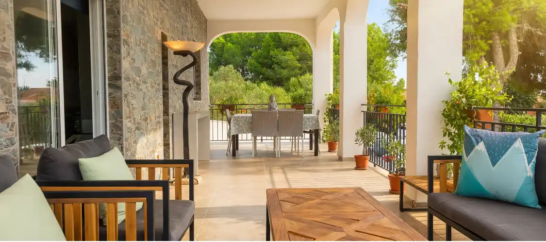Terraza de Casa o chalet de alquiler en Picassent con Aire acondicionado, Calefacción y Jardín privado