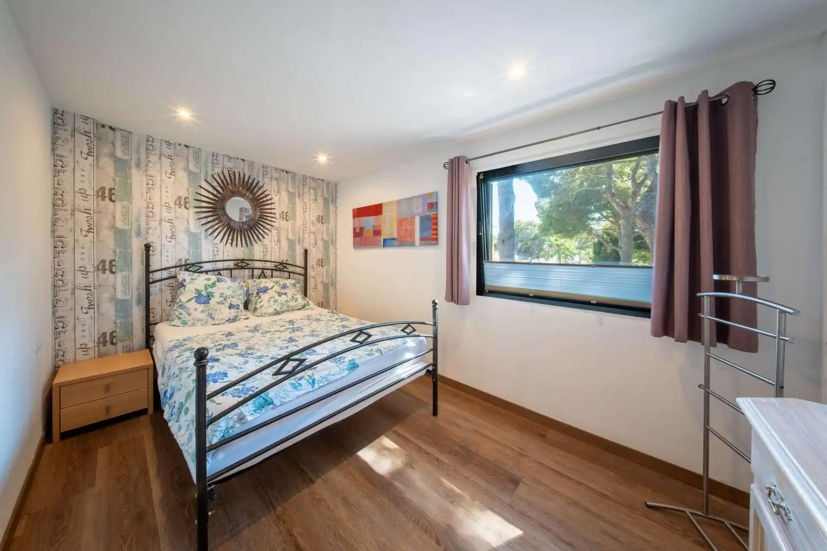 Schlafzimmer von Erdgeschoss zum Verkauf in Calvià mit Klimaanlage, Heizung und Privatgarten