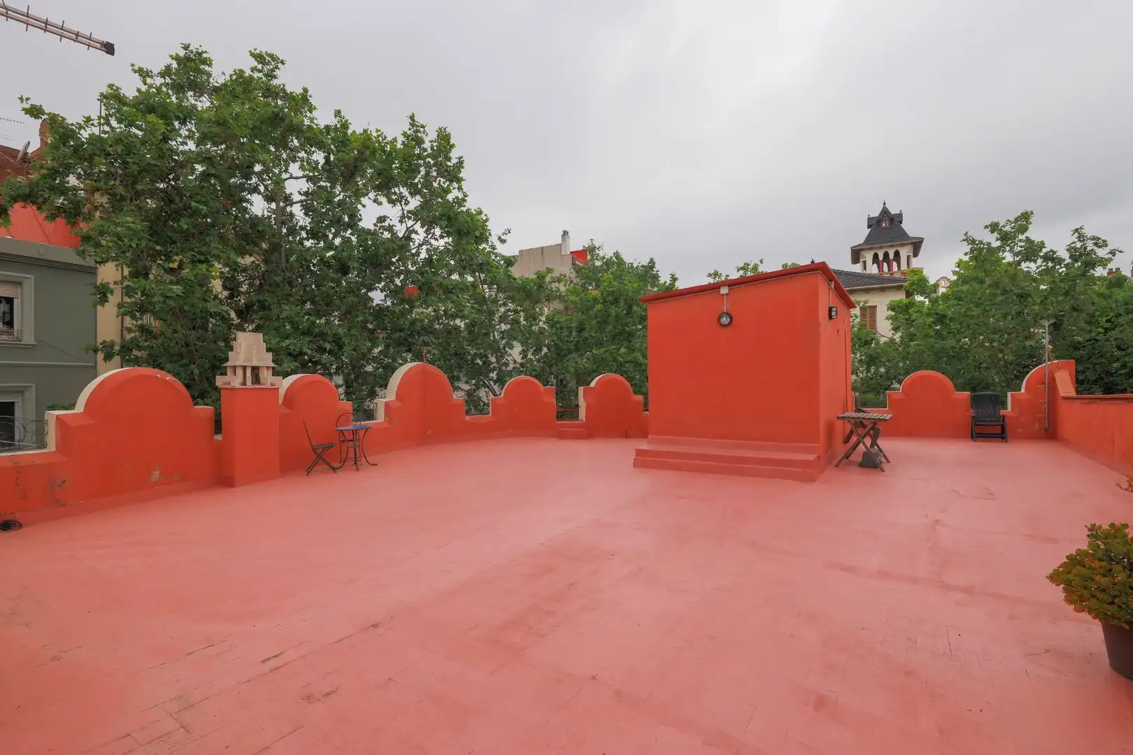 Terrace of Ground floor for sale in Barcelona  with Air Conditioner, Heating and Parquet flooring