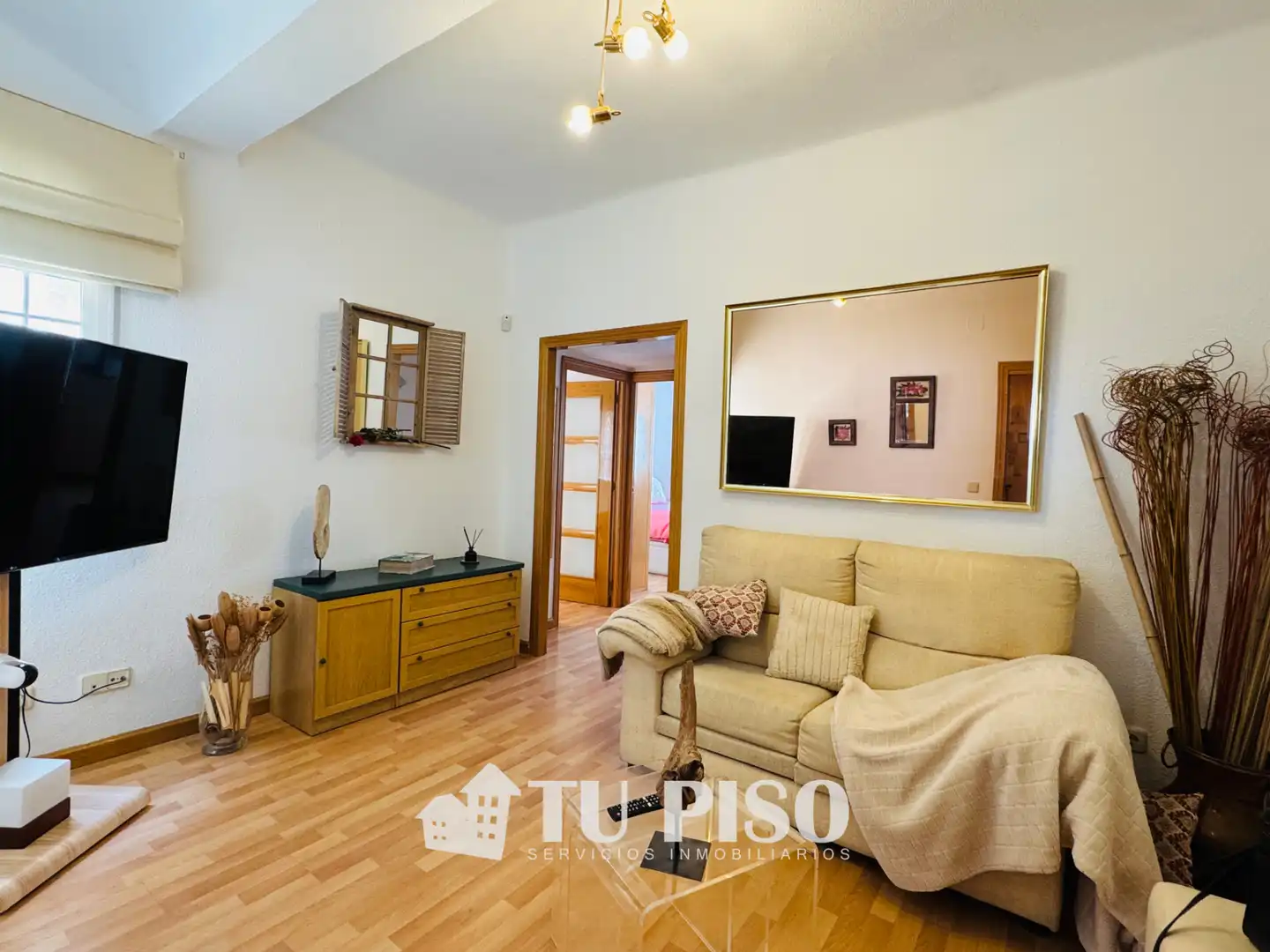 Living room of Flat for sale in  Madrid Capital  with Air Conditioner, Heating and Furnished