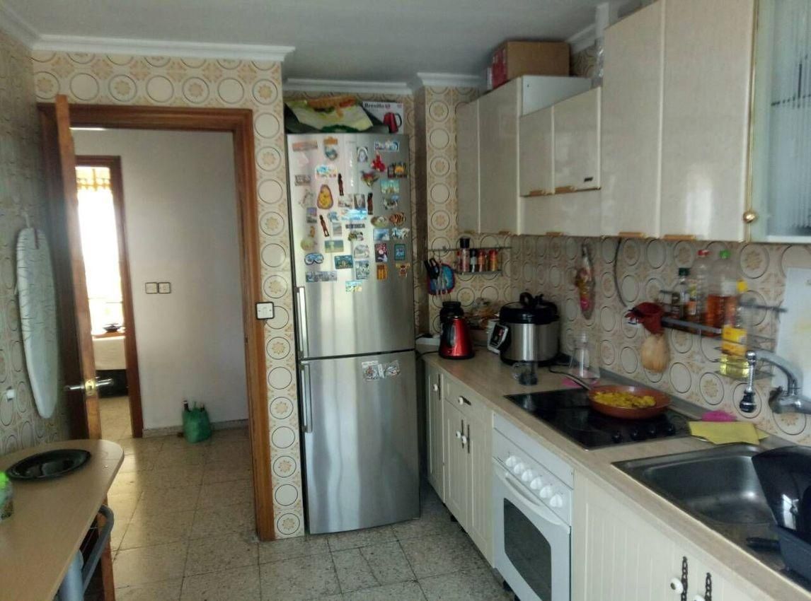 Cocina de Piso en venta en Alicante / Alacant con Aire acondicionado, Jardín privado y Terraza