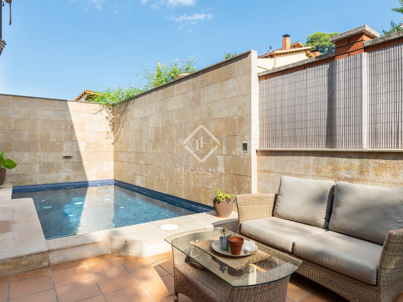 Swimming pool of House or chalet for sale in Sant Cugat del Vallès  with Heating, Private garden and Terrace